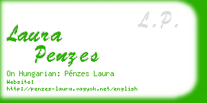 laura penzes business card